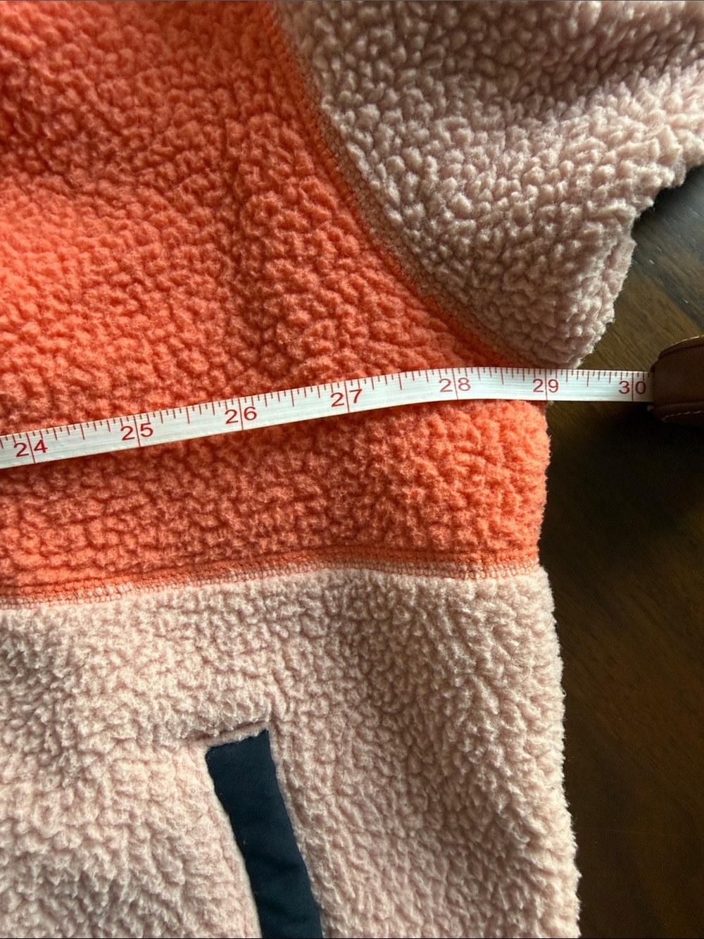 NorthFace - Colorblock Sherpa Fleece Pullover - Coral & Blush - 3XL - woman - Picture 11 of 12